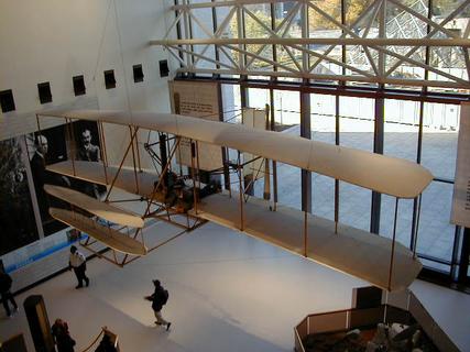 Wright Brothers Flyer<br>Location: <a href="https://www.google.com/maps/search/?api=1&query=38.88817,-77.01987" target="_new">Smithsonian National Air and Space Museum</a>